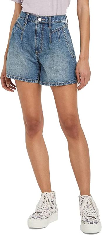 Photo 1 of Universal Thread Women's High-Rise A-Line Midi Jean Shorts -
0