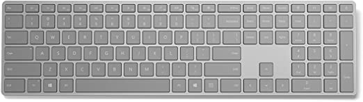 Photo 1 of Microsoft Wireless Surface Keyboard, WS2-00025, Silver
