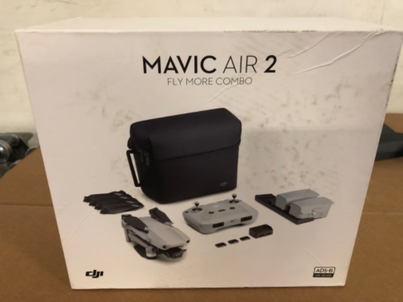 Photo 4 of DJI Mavic Air 2 Fly More Combo - Drone Quadcopter UAV with 48MP Camera 4K Video 8K Hyperlapse 1/2" CMOS Sensor 3-Axis Gimbal 34min Flight Time ActiveTrack 3.0 Ocusync 2.0, Gray