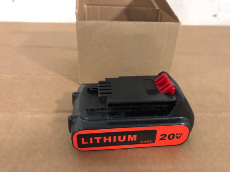 Photo 2 of  LBXR20 20V MAX 3.0Ah Replacement Battery for Black+Decker 20V Battery Lithium LB20 LBX20 LST220 LBXR2020-OPE LBXR20B-2 LB2X4020 Cordless Tool Battery