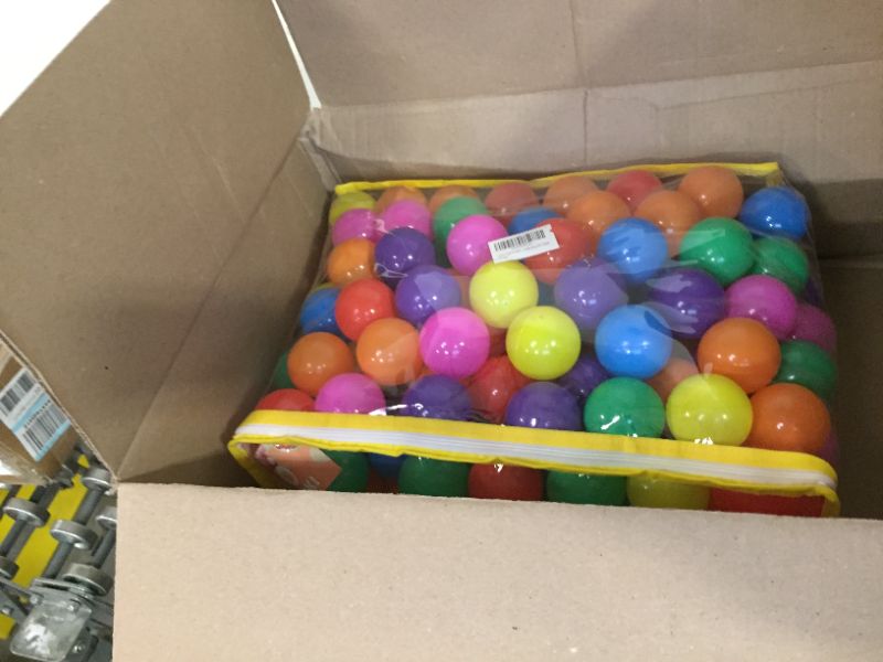 Photo 1 of BUNDLE OF COLORED PLASTIC BALLS