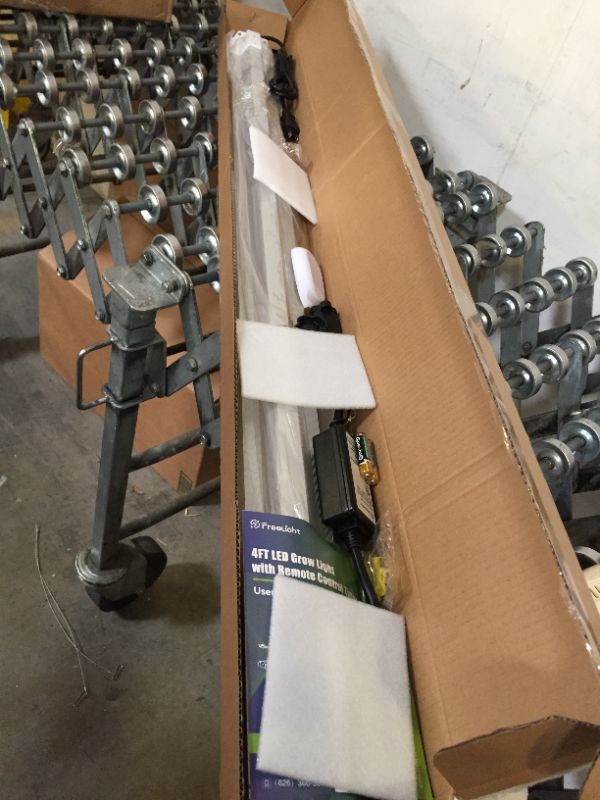 Photo 1 of FREELICHT 1 Pack 4ft LED Grow Light with Timer, 60W (350W Equivalent), Sunlike Full Spectrum Integrated Plant Light for Hydroponic Indoor Plant Seedling Veg and Flower, Plug in with 4 Timing Modes 4FT - 1 Pack with Timer