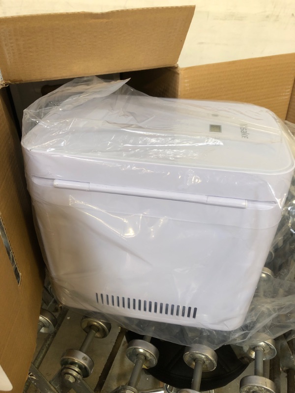 Photo 1 of Msake Portable Personal Mini Fridge, 8 Liter Compact Cooler and Warmer Refrigerator for Skincare Medications and Breast Milk Storage, 12V DC/ 110V AC for Home Office and Travel
