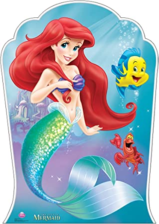 Photo 1 of Advanced Graphics Ariel and Friends Life Size Cardboard Cutout Standup - Disney's The Little Mermaid
