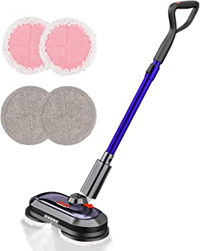 Photo 1 of Electric Mop, Cordless Electric Mop with 300ml Water Tank, Spin Mop with LED Headlight and Sprayer, for Hardwood, Tile, Laminate Floor, Less Than 50dB