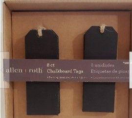 Photo 1 of 2 Pack of allen + roth Portrait Chalkboard Tags Set - 8 ct