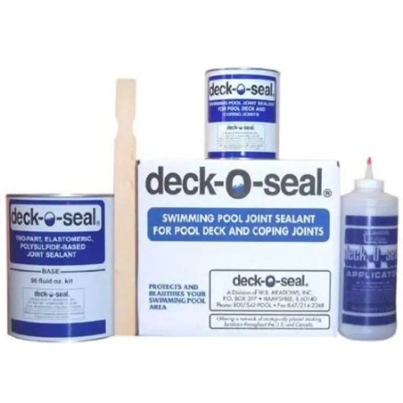 Photo 1 of **SEE NOTES**Deck-O-Seal Pour Grade Joint Sealant Kit, Dura White 96 oz.
