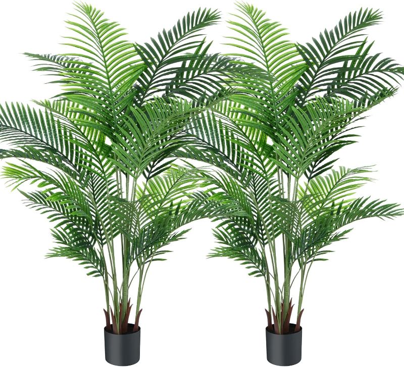 Photo 1 of **MAKE SURE TO RAD NOTES**Artificial Areca Palm Plant 6 Feet Fake Palm Tree