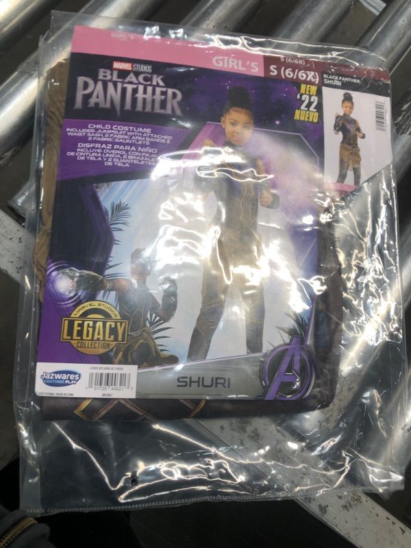 Photo 2 of 3 PK- Marvel’s Shuri Girl S Size Small Halloween Costume Ages 8+
