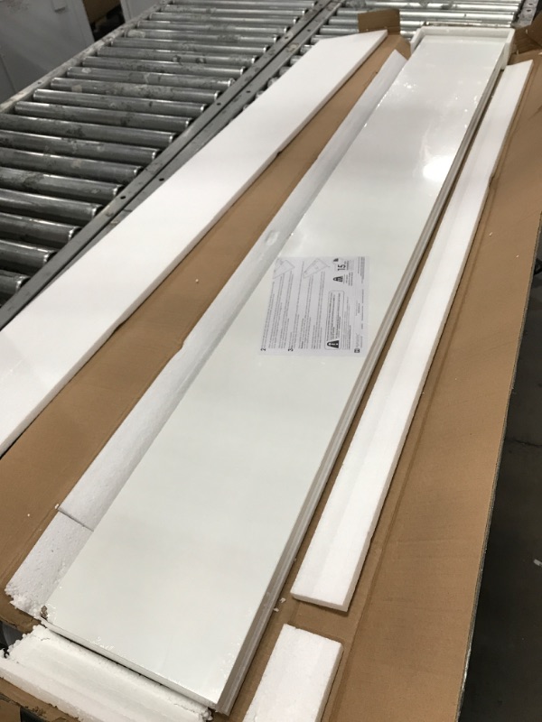 Photo 1 of **DAMAGED**NO HARDWARE
Floating Shelve Large, 5 ft  x 9 Inch Wall Shelve 