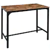 Photo 1 of 47.2 in. W x 23.6 in. D x 41.7 in. H Industrial Brown Pub Bar Table
