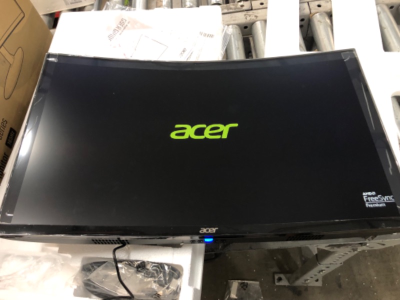 Photo 2 of Nitro by Acer 27" Full HD 1920 x 1080 1500R Curve PC Gaming Monitor | AMD FreeSync Premium | 165Hz Refresh | 1ms (VRB) | ZeroFrame Design | 1 x Display Port 1.4 & 2 x HDMI 2.0 Ports ED270R Mbmiiphx
