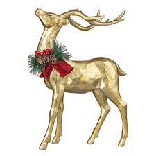 Photo 1 of * SEE NOTES* Holiday Living 13.2-in Decoration Deer Christmas Decor

