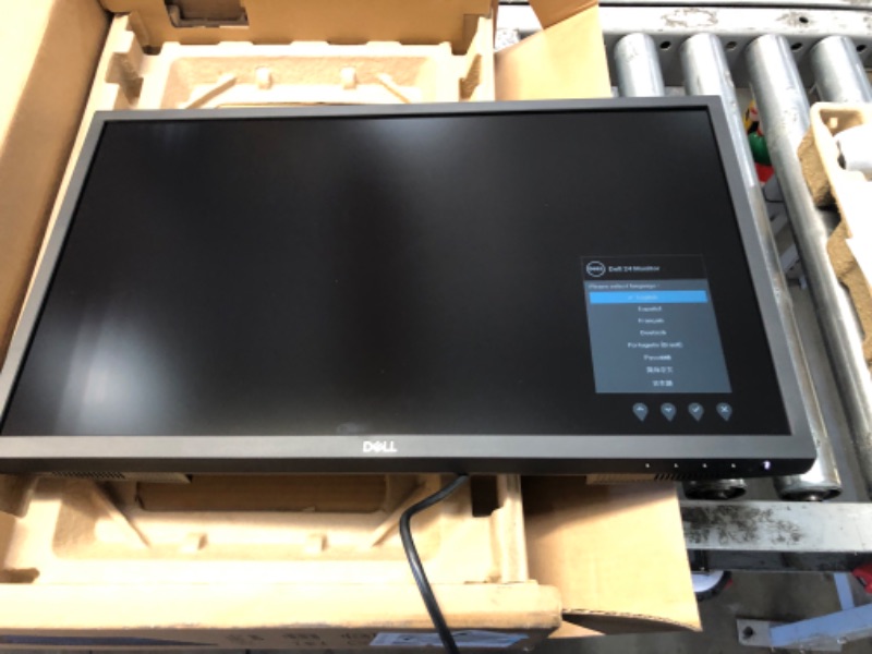 Photo 1 of Dell 24 inch Monitor FHD (1920 x 1080) 16:9 Ratio with Comfortview (TUV-Certified), 75Hz Refresh Rate, 16.7 Million Colors, Anti-Glare Screen with 3H Hardness, Black - SE2422HX 24 Inches SE2422HX