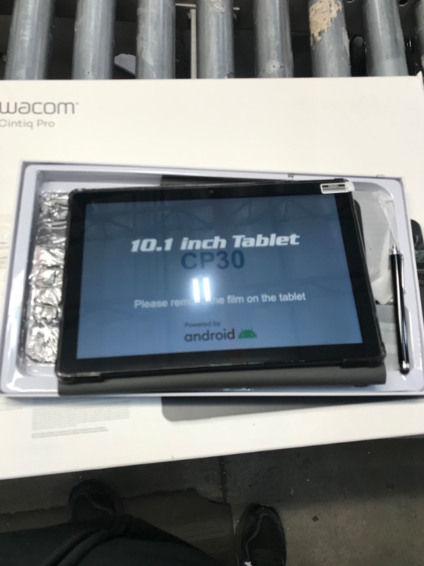 Photo 2 of * used item * functional * see all images * 
10.1 Inch Android 11 Tablet, Newest 2 in 1 Tablets, 4GB RAM+64GB ROM Quad-Core Processor, 1280*800 FHD 