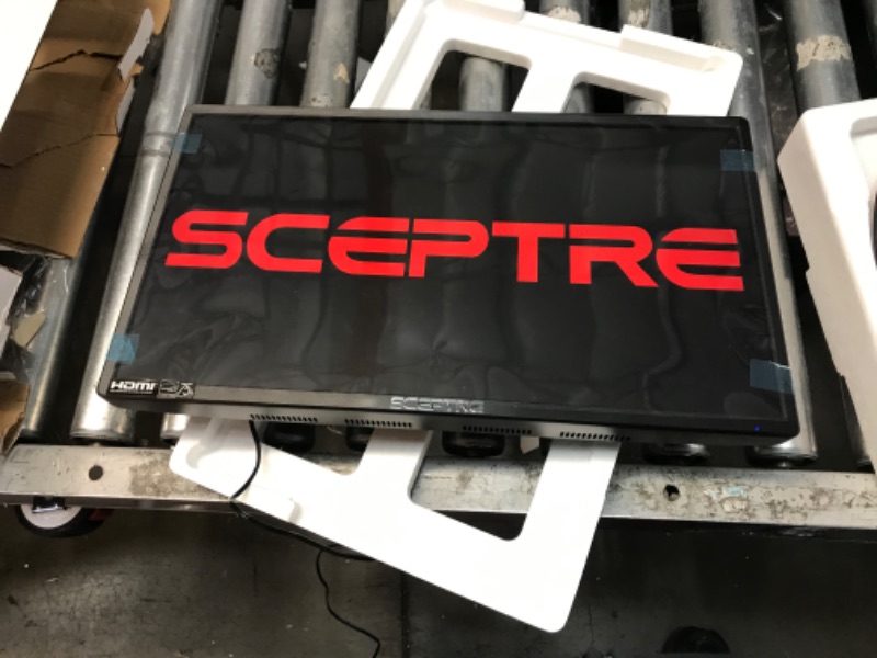 Photo 2 of Sceptre 22 inch 75Hz 1080P LED Monitor 99% sRGB HDMI X2 VGA Build-In Speakers, Machine Black (E225W-19203R series)
