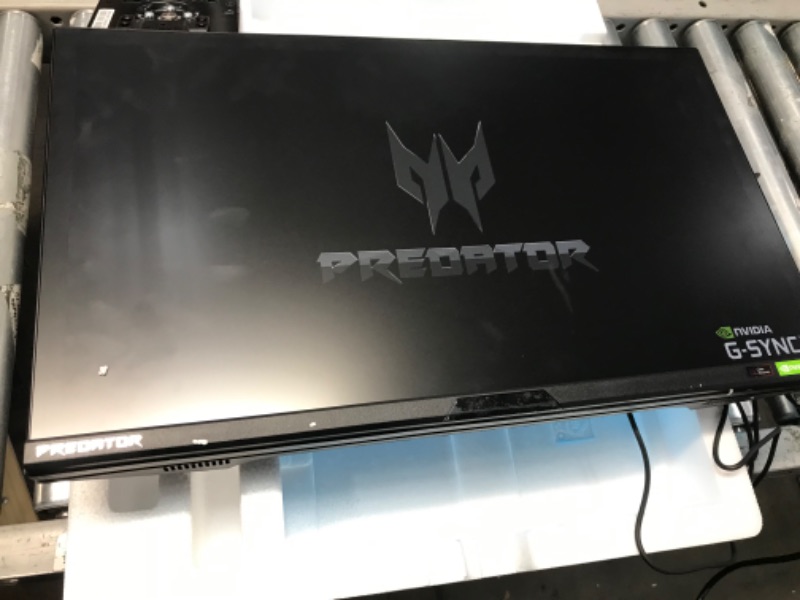 Photo 1 of Acer Predator XB253Q Gpbmiiprzx 24.5" FHD (1920 x 1080) IPS NVIDIA G-SYNC Compatible Gaming Monitor,VESA Certified DisplayHDR400, Up to 0.9ms(G to G),144Hz,99% sRGB(1 x Display Port & 2 x HDMI),Black
