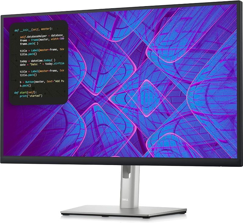 Photo 1 of Dell P2723QE USB-C Hub Monitor - 26.96-inch 4K (3840 x 2160) 60Hz Display, 5ms Response Time (Fast Mode), USB-C/DisplayPort/HDMI/USB 3.2 Gen1 Connectivity, Color Depth: 1.07 Billion Colors – Black
