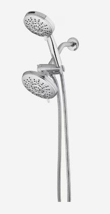 Photo 1 of allen + roth Nevis Chrome Round Dual/Combo Shower Head 1.8-GPM (6.8-LPM)
