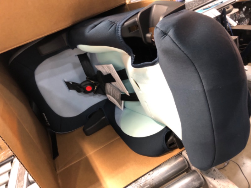 Photo 2 of Cosco Finale DX 2-in-1 Booster Car Seat, Forward Facing 40-100 lbs, Rainbow