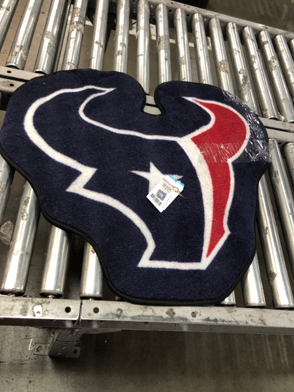 Photo 2 of FanMats® 20971 - Houston Texans 36" x 48" Mascot Floor Mat with "Texans" Logo
