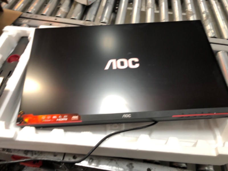 Photo 2 of AOC Q27G3XMN 27" QHD 2560x1440 Gaming Monitor with Mini-LED Backlight, 180Hz 1ms, Adaptive-Sync, VESA DisplayHDR 1000, Height Adjustable, 3-Year Zero-Bright-dot 27" QHD | VA | Mini-LED 180Hz Low Latency