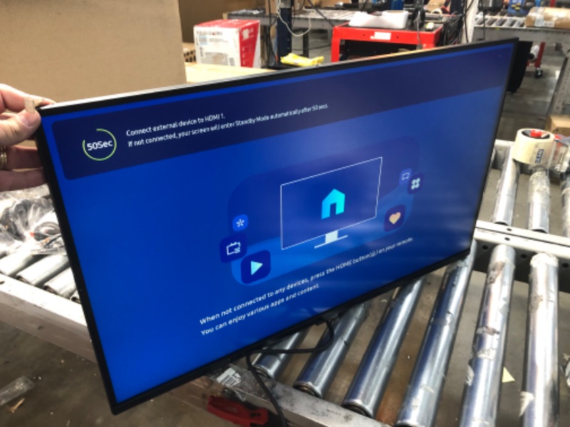 Photo 2 of SAMSUNG 32" M70B Series 4K UHD USB-C Smart Monitor & Streaming TV, 4ms, 60Hz, HDR10, Wireless Display, Gaming and IoT Hubs, Alexa Built in, LS32BM702UNXGO, 2022, Black
