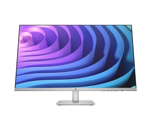 Photo 1 of HP - 27" IPS LED FHD FreeSync Monitor with Adjustable Height (HDMI, VGA) - Silver & Black
