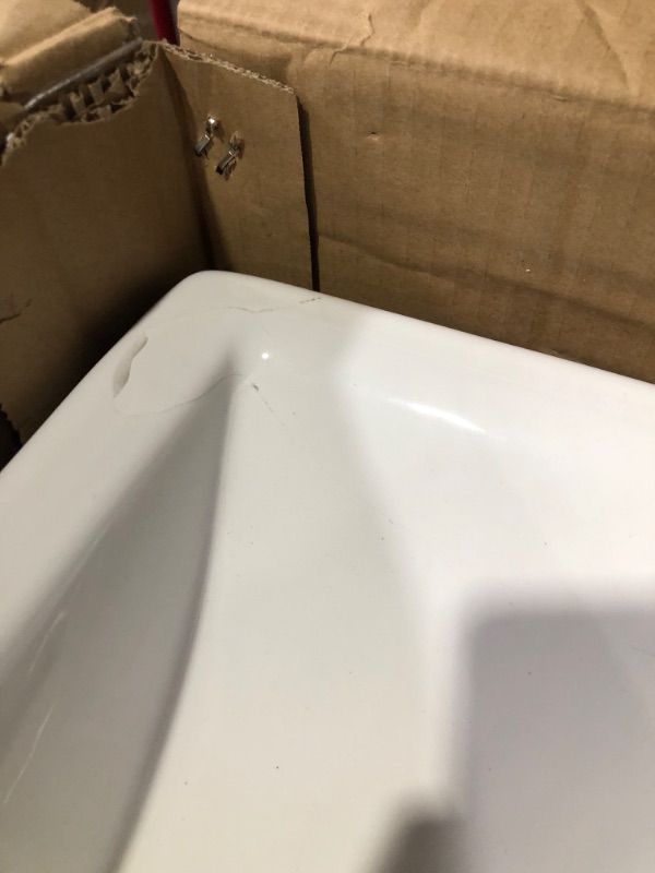 Photo 1 of *MAJOR DAMAGE SEE PHOTOS*
Arvesen 18 in. W x 12.20 in. D x 34.50 in. H Bath Vanity in Espresso with White Ceramic Top