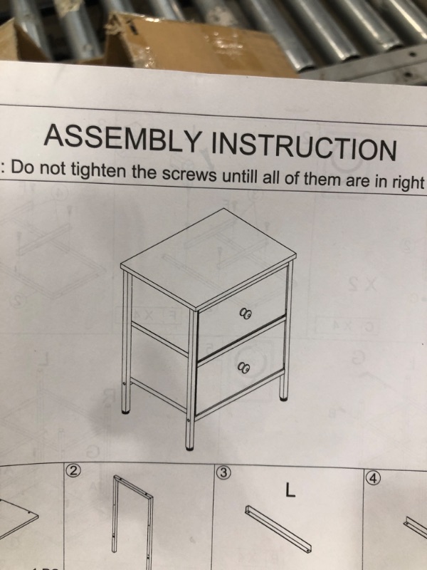 Photo 1 of 2 Drawer Nightstand 