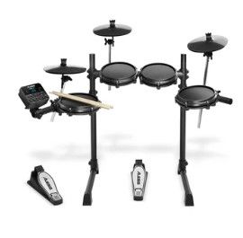 Photo 1 of **MISSING PARTS**   Alesis TURBOMESHKITXUS 8-piece drum kit with 120 sounds, mesh heads & compact rack