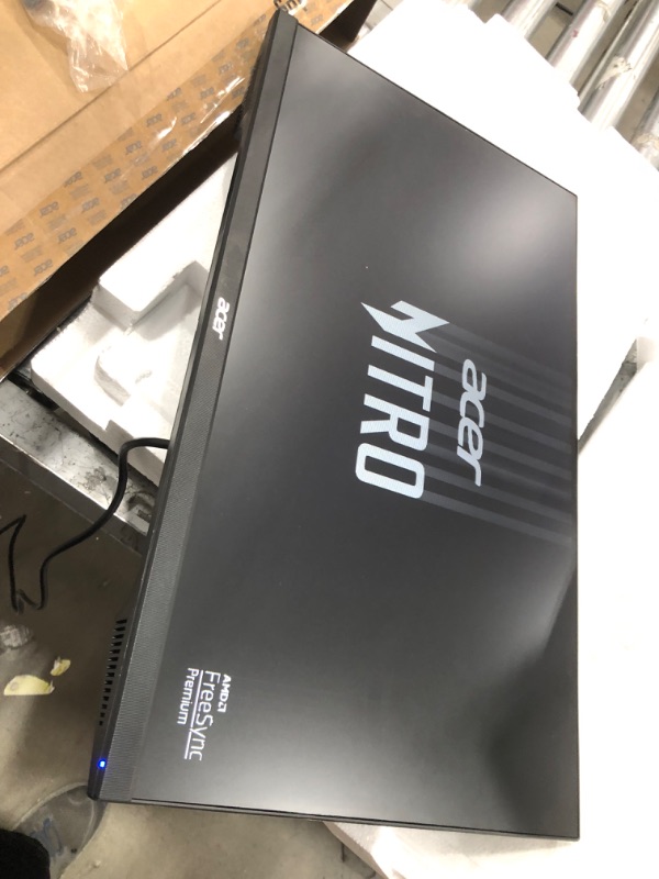 Photo 2 of Acer Nitro KG241Y Sbiip 23.8” Full HD (1920 x 1080) VA Gaming Monitor | AMD FreeSync Premium Technology | 180Hz Refresh Rate | 1ms (VRB) | ZeroFrame Design | 1 x Display Port 1.2 & 2 x HDMI 2.0 23.8-inch