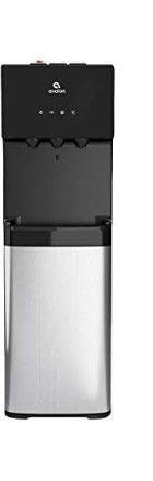 Photo 1 of ***NOT FUNCTIONAL - FOR PARTS - NONREFUNDABLE - SEE NOTES***
Avalon A4BLWTRCLR Water Cooler Dispenser, 3 or 5 gallon bottle, Stainless Steel & Black