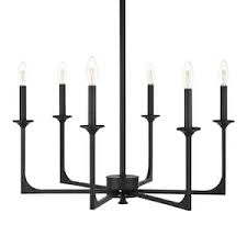 Photo 1 of 
Hampton Bay
Highgate 6-Light Matte Black Chandelier without Glass Shade