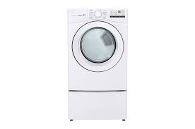 Photo 1 of SCRATCHED DOOR**LG 7.4-cu ft Stackable Electric Dryer (White) ENERGY STAR

