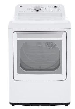 Photo 1 of LG 7.3-cu ft Electric Dryer (White) ENERGY STAR
