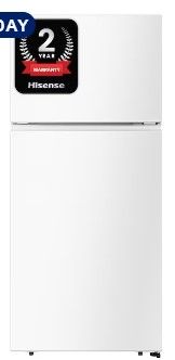 Photo 1 of Hisense 18-cu ft Top-Freezer Refrigerator (White)
