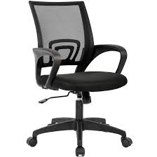 Photo 1 of Home Office Chair Ergonomic Desk Chair Mesh Computer Chair with Lumbar Support Armrest Executive Rolling Swivel Adjustable Mid Back Task Chair for Women Adults, Black
