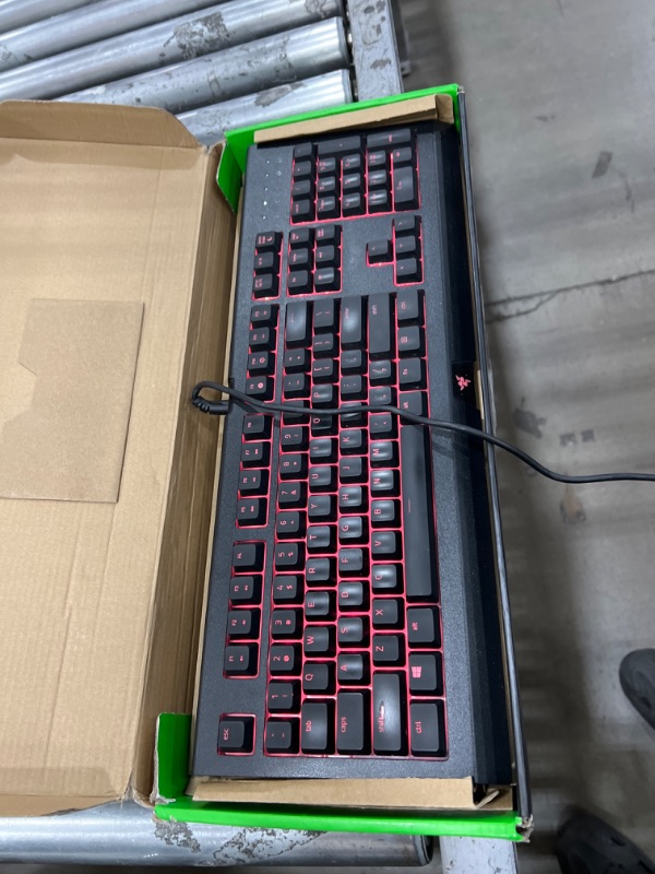 Photo 2 of Razer Ornata V3 Gaming Keyboard: Low-Profile Keys - Mecha-Membrane Switches - UV-Coated Keycaps - Backlit Media Keys - 10-Zone RGB Lighting - Spill-Resistant - Magnetic Wrist Wrest - Classic Black