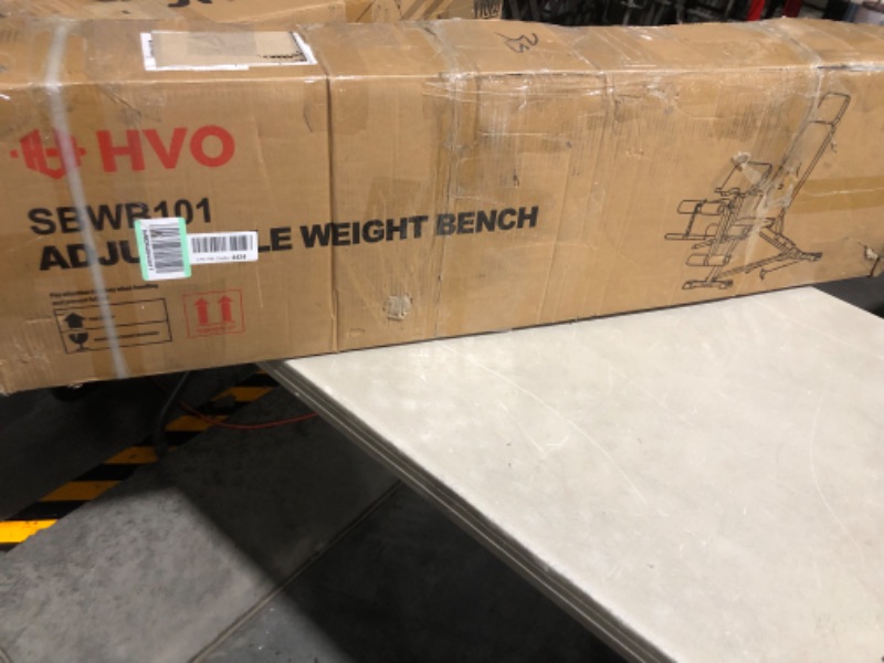 Photo 4 of **USED PRIOR** HVO Workout Bench Adjustable Weight Bench Press Exercise for Home Gym Weight Lifting Strength Training Olympic Bench