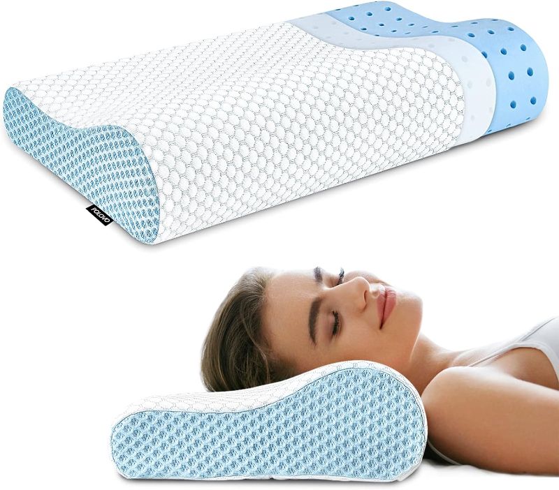 Photo 1 of *READ NOTES* MEMORY FOAM CERVICAL PILLOW(UNKNOWN BRAND)