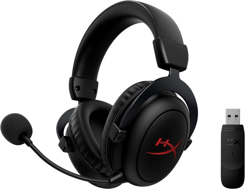 Photo 1 of 
HyperX Cloud Core – Wireless Gaming Headset for PC, DTS Headphone:X Spatial Audio, Memory Foam Ear Pads, Durable Aluminum Frame, Detachable Noise Cancelling