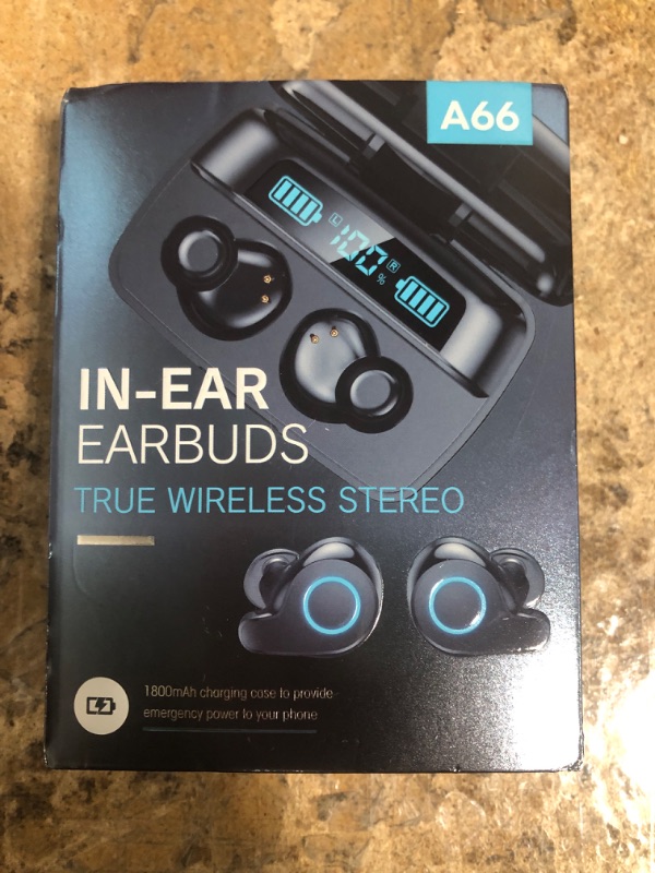 Photo 1 of A66 IN-EAR EARBUDS TRUE WIRELESS STEREO 