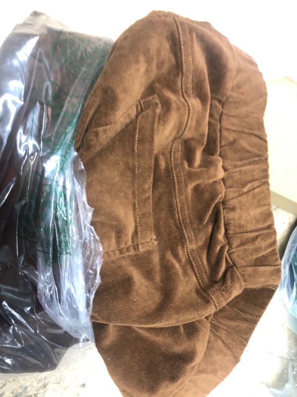 Photo 1 of CORDUROY PANTS WITH ELASTIC XL BROWN 