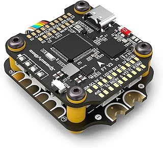 Photo 1 of SpeedyBee V3 F7 Flight Controller Stack: 30x30 Drone FC Stack with 4in1 50A ESC BL32, Wireless Betaflight Configuration, Blackbox,Solder-Free Plugs,WiFi,Bluetooth for 3-6S 4" 5" FPV Drone Cinelifter