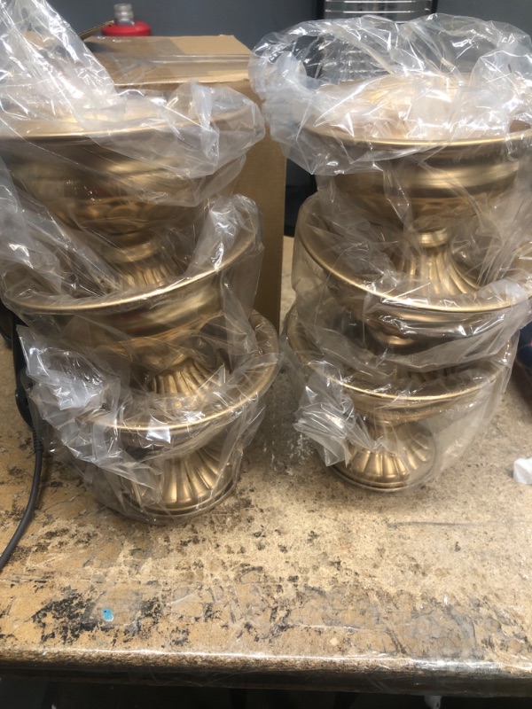 Photo 1 of 6 PCS CENTERPIECE HOLDERS GOLD 