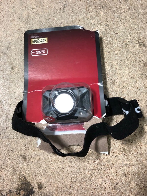 Photo 2 of 500-Lumens Dual Beam LED Headlamp 5 modes Impact and Water Resistant with Batteries