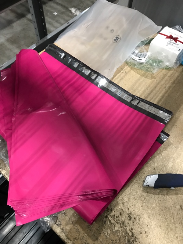 Photo 1 of UCGOU Poly Mailers 19x24 Inch Hot Pink 50 Pack Extra Large Shipping Bags Strong Thick Mailing Envelopes Self Seal Adhesive Waterproof and Tear Proof Boutique Postal for Clothing,Quilt and More Hot Pink 19x24" 50PC