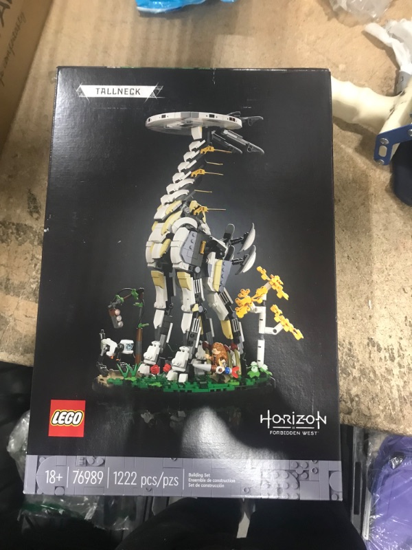 Photo 2 of **Parts Ony**LEGO Horizon Forbidden West: Tallneck 76989 Building Sett; Collectible Gift for Adult Gaming Fans; Model of The Iconic Machine with a Display Stand (1,222 Pieces)