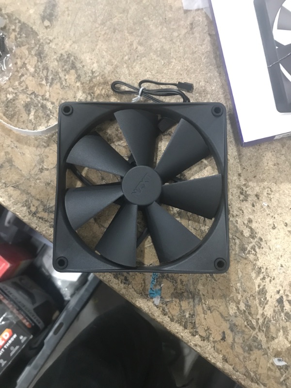 Photo 2 of NZXT F140P Static Pressure Fans - RF-P14SF-B1 - Consistent Pressure - Powerful Cooling - Long Lifespan - 140mm Fan Single Pack - Black Black Static Pressue 140mm